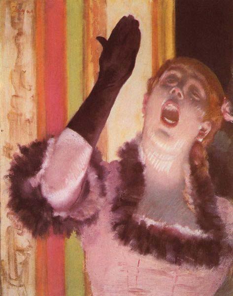 Edgar Degas The Singer with the Glove